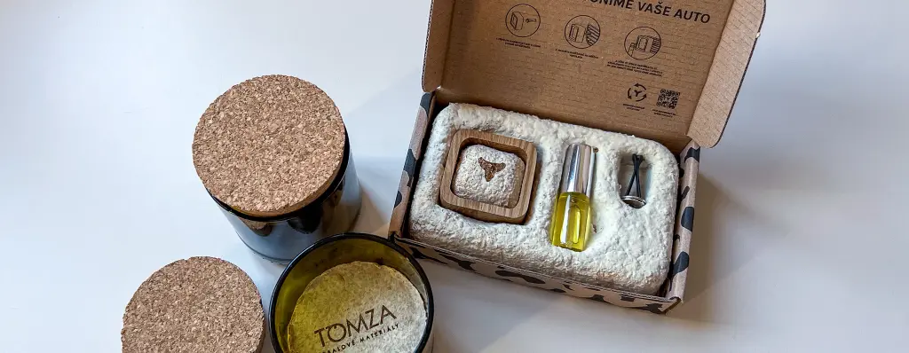Ekologické obaly z hub krabička - Tomza